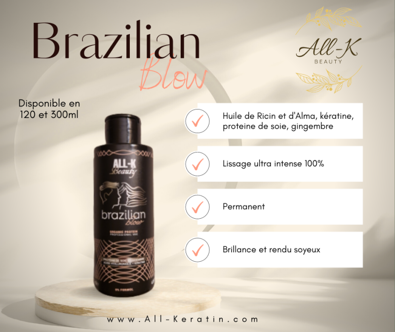 Lissage Brazilian Blow 120ml - All k Beauty