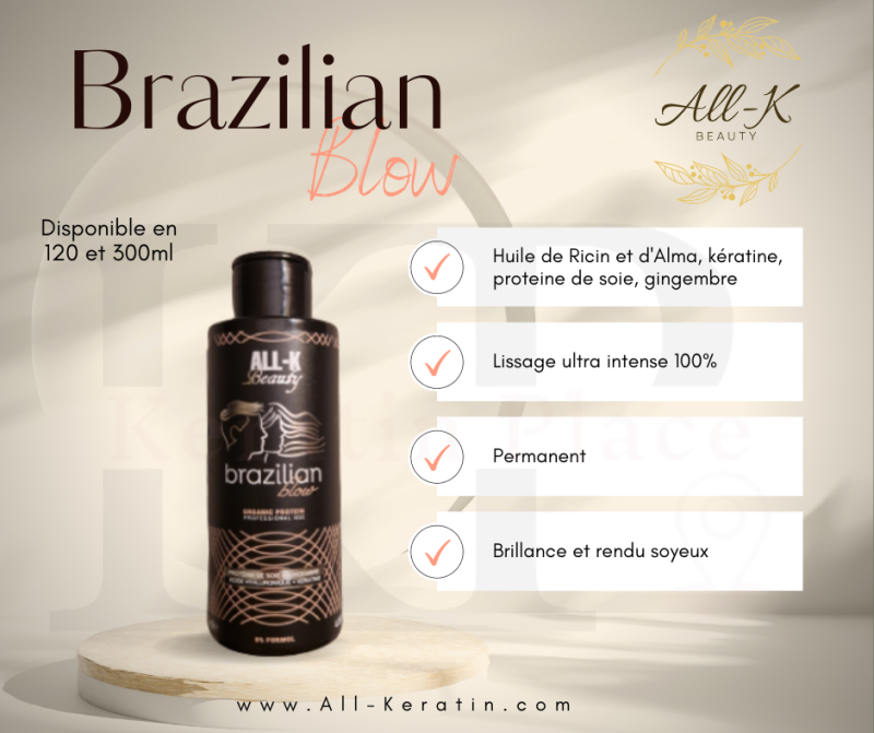 Lissage Brazilian Blow 120ml - All k Beauty