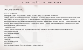 Lissage Infinity Blond 1 l - Ana Paula Carvalho