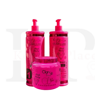 Pack Lissage/Botox Capillaire Pink Ruby - Clary Liss Pack