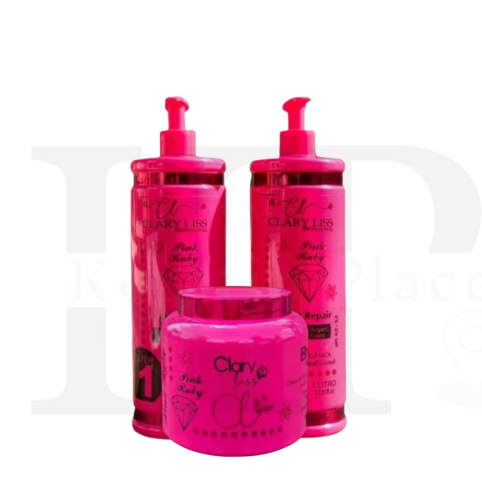 Pack Lissage & Botox Capillaire Pink Ruby - Clary Liss