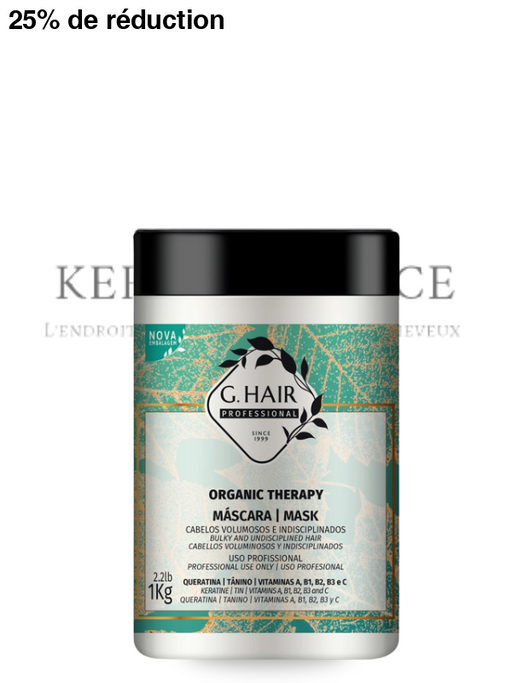 Soin capillaire Organic Therapy 1kg - G.hair Botox lissant